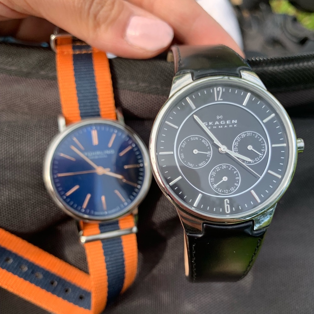 Men’s Skagen Watch 331xlslb and Stuhring watch